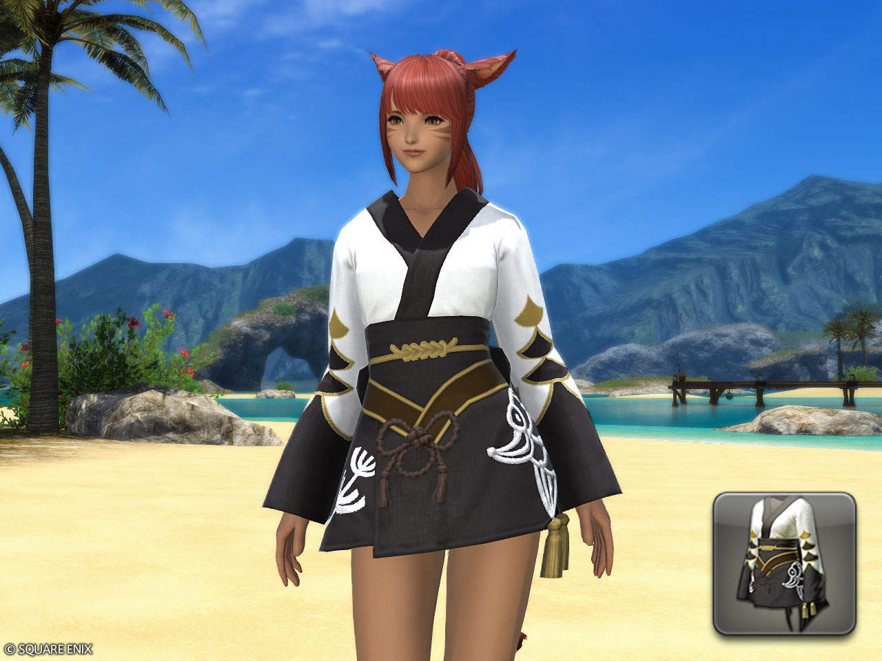 Black Lady's Yukata