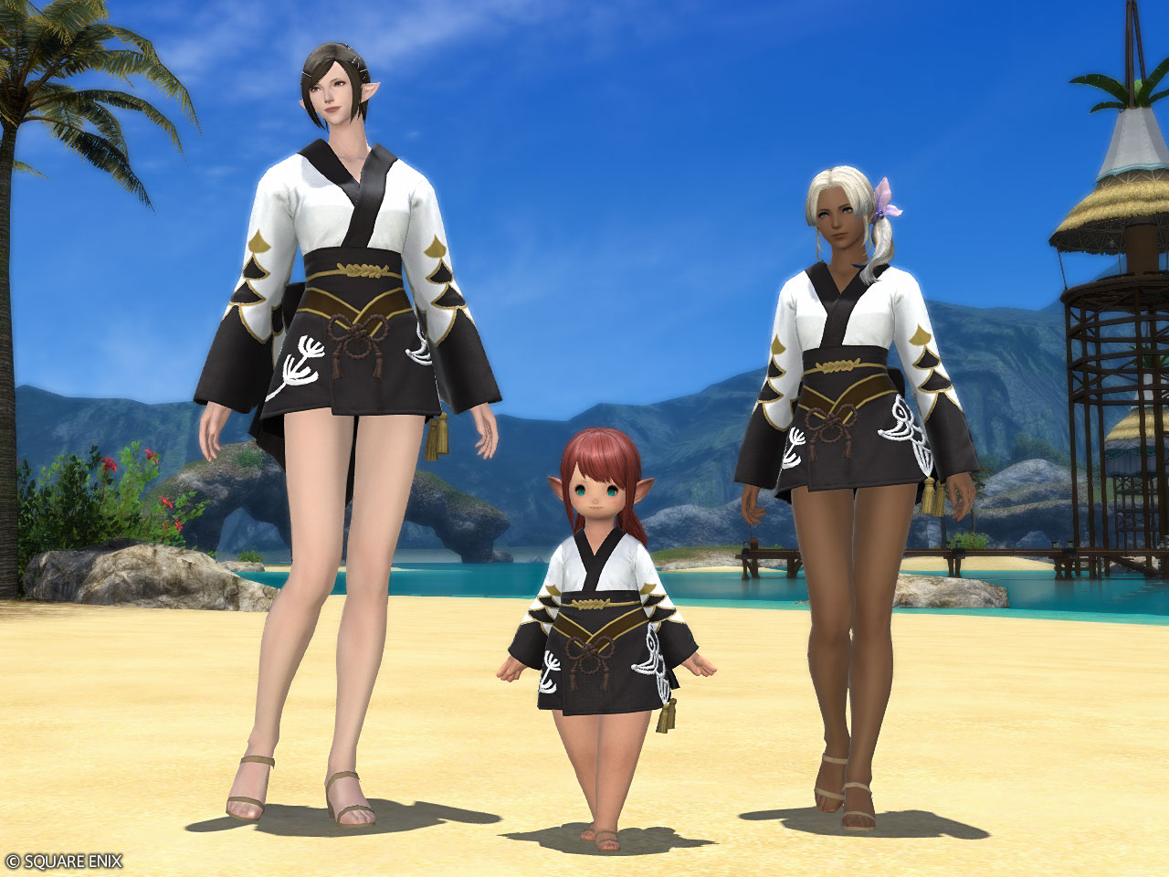 Black Lady's Yukata