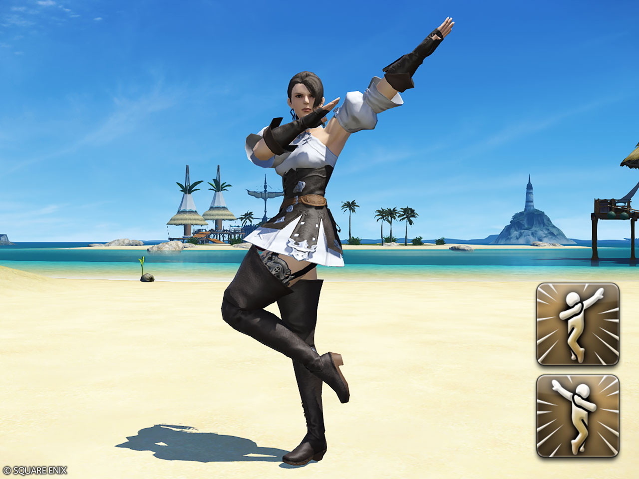 Emote: Black Ranger Pose A and B