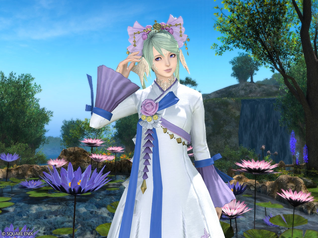 Far Eastern Beauty's Attire