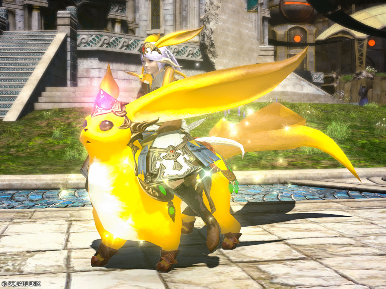 Mount: Citrine Carbuncle (Account-wide)