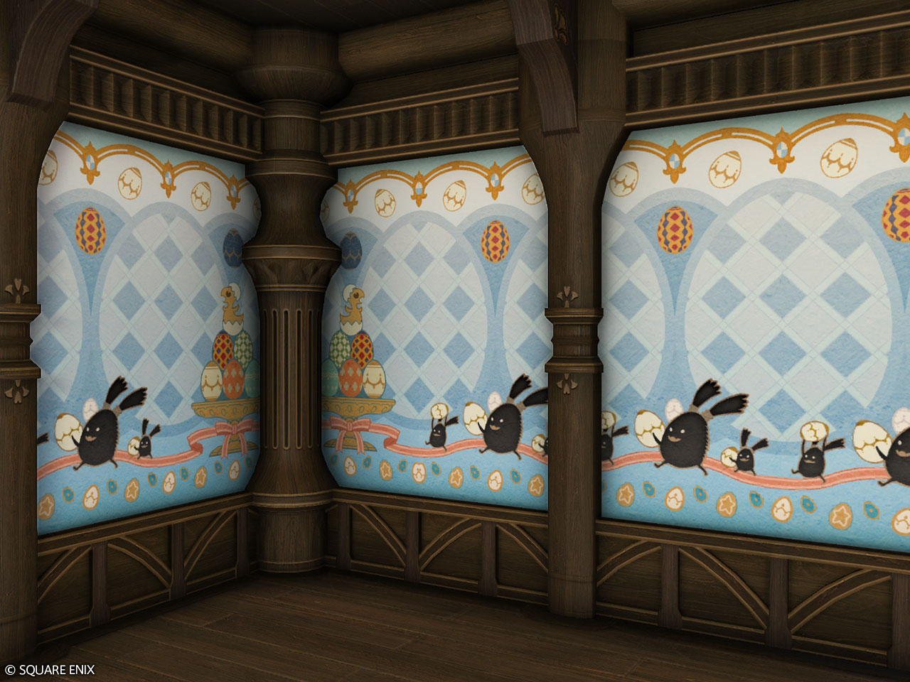Authentic Eggstravagant Interior Wall