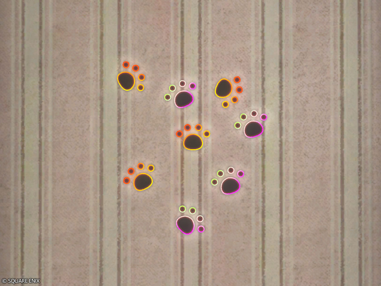 Authentic Familiar Pawprints