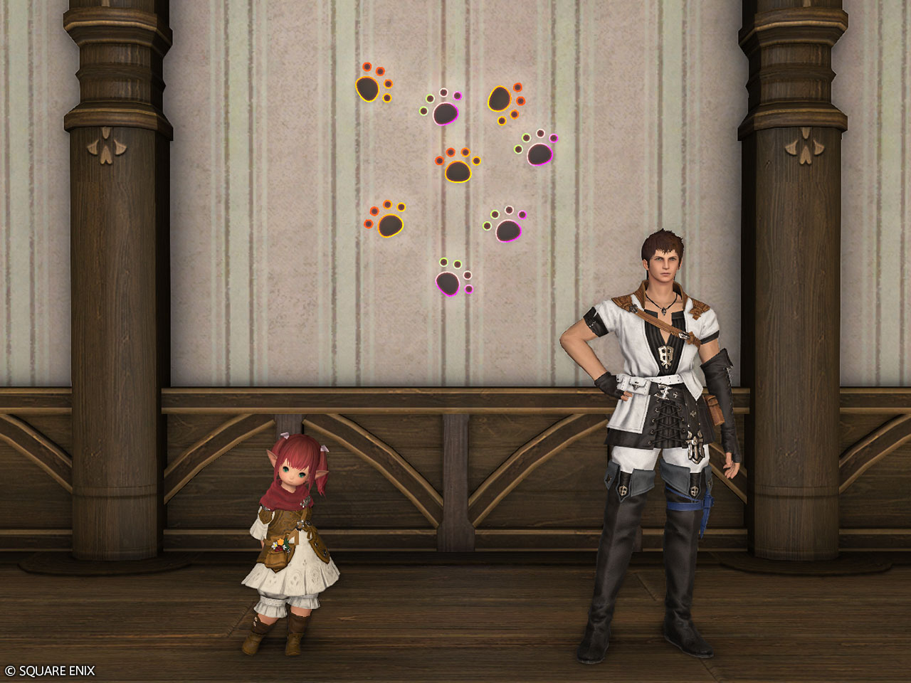 Authentic Familiar Pawprints
