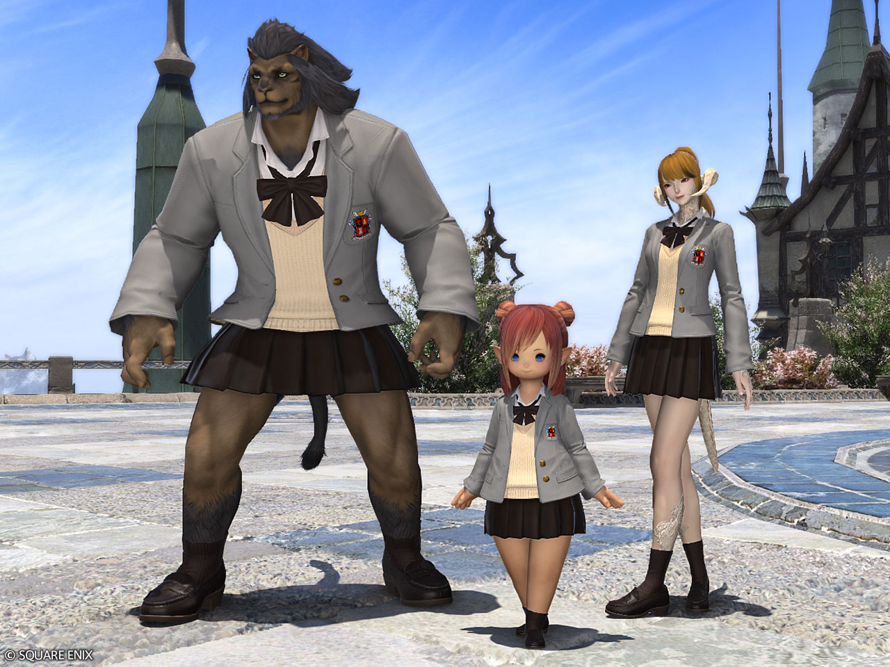 Collegiate Attire (Skirt)