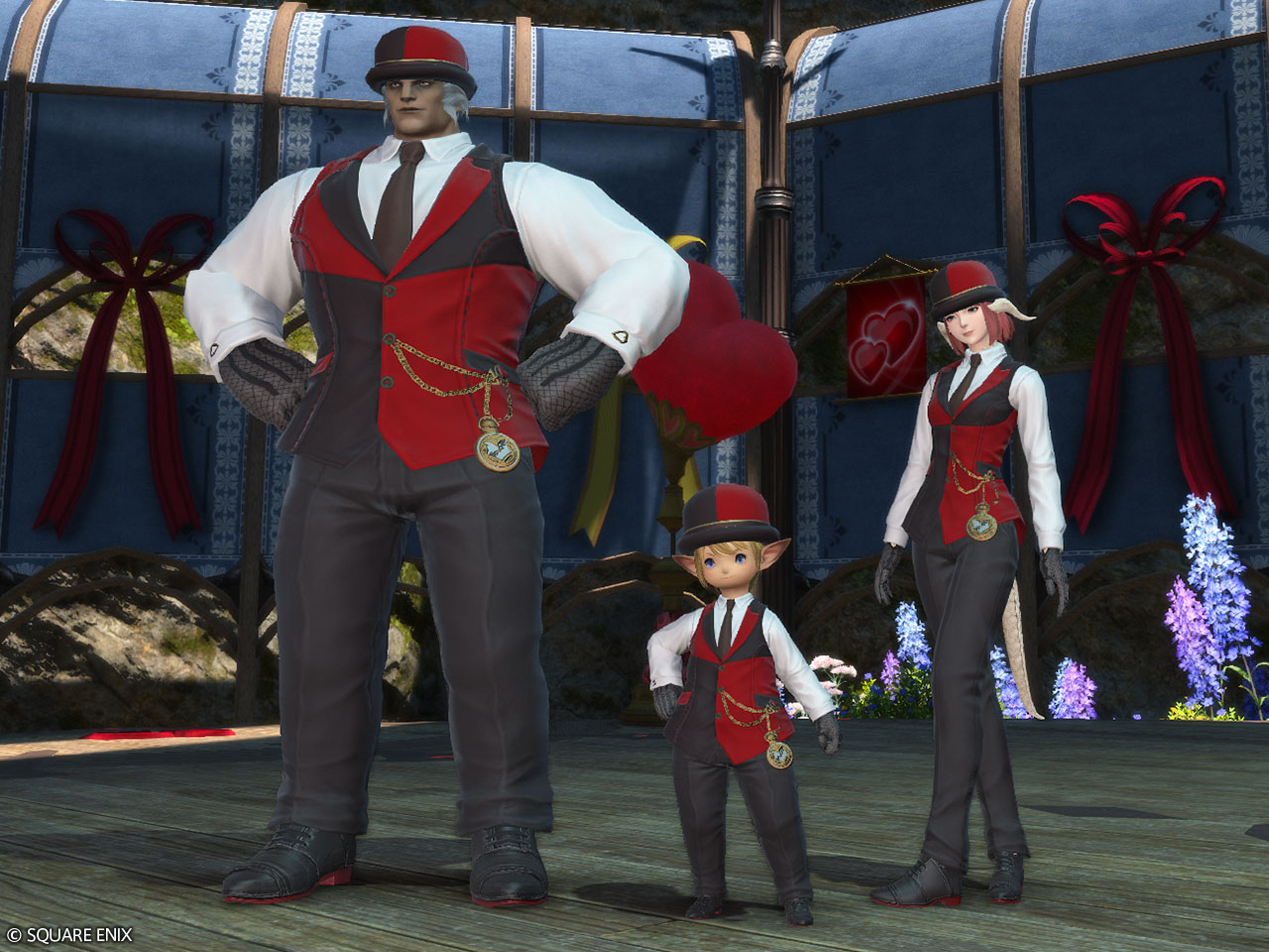 Dashing Valentione Rose Attire