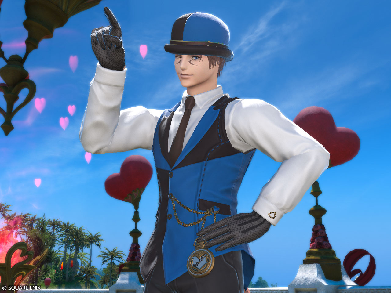 Dashing Valentione Forget-me-not Attire