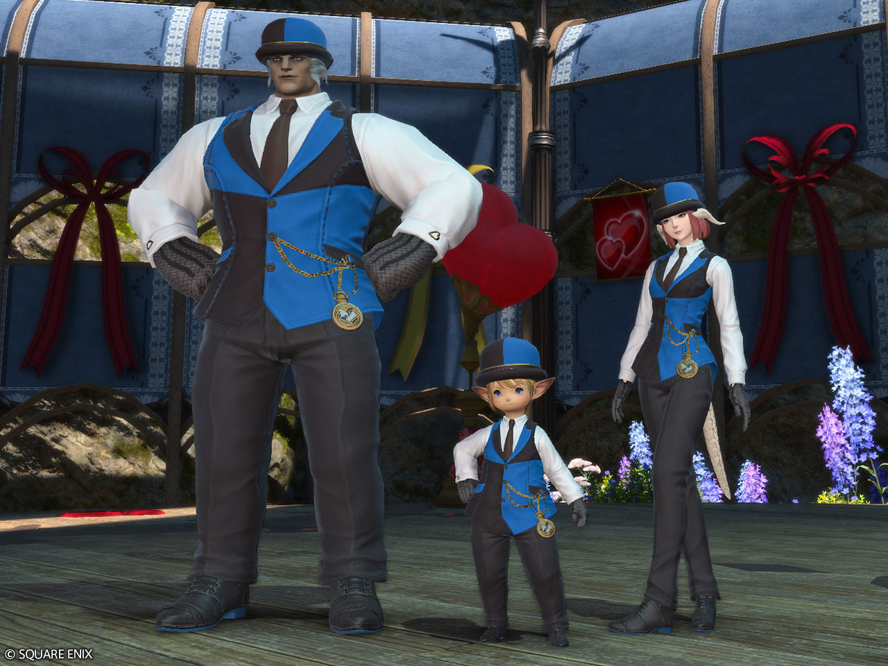 Dashing Valentione Forget-me-not Attire
