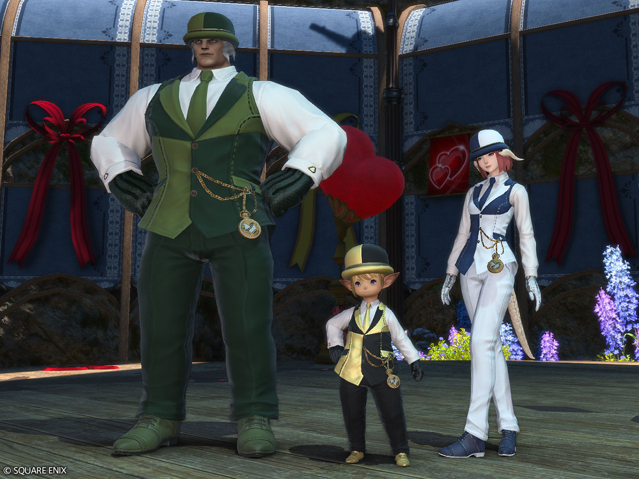 Dashing Valentione Forget-me-not Attire