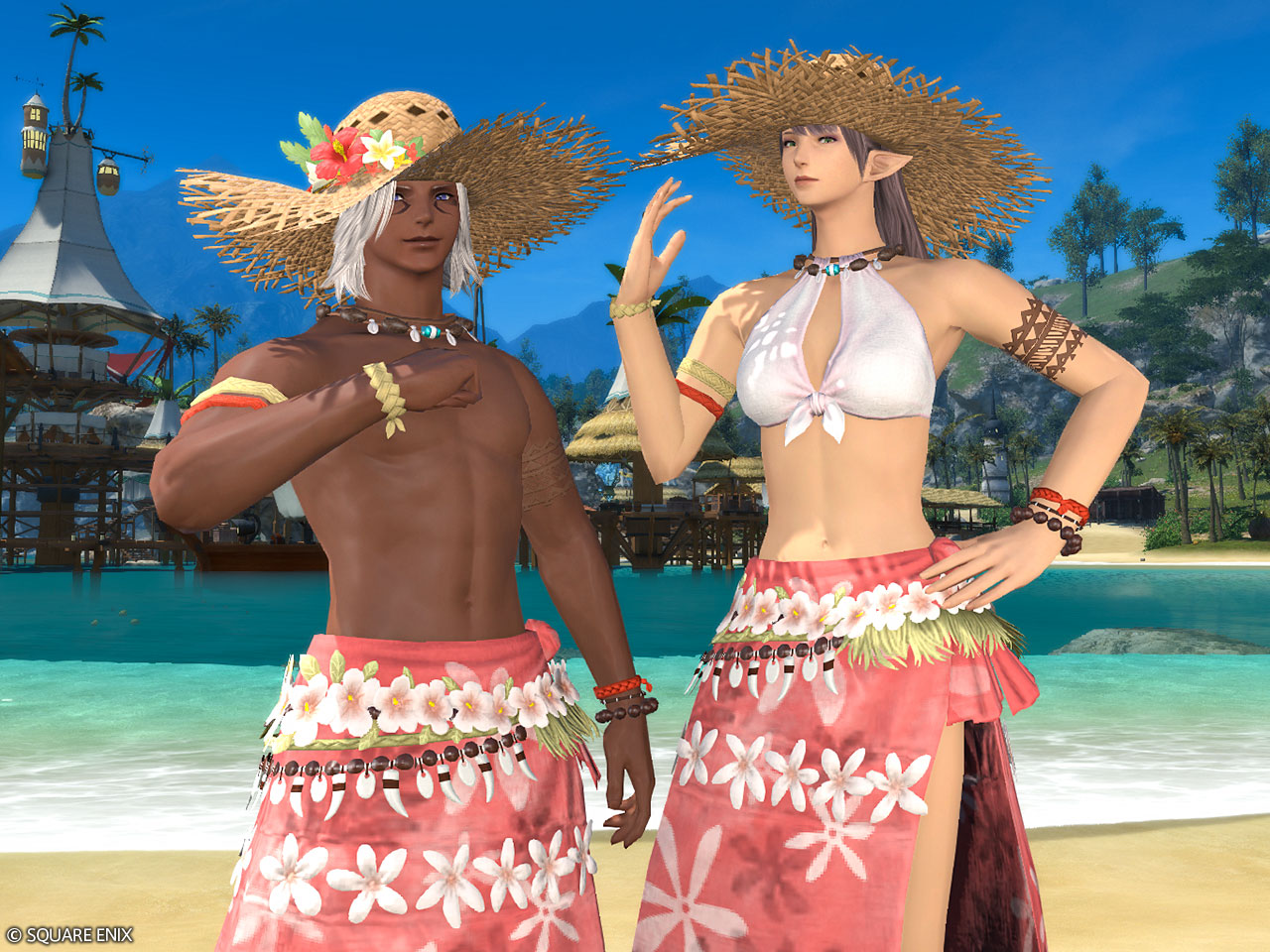 Summer's Flame Attire