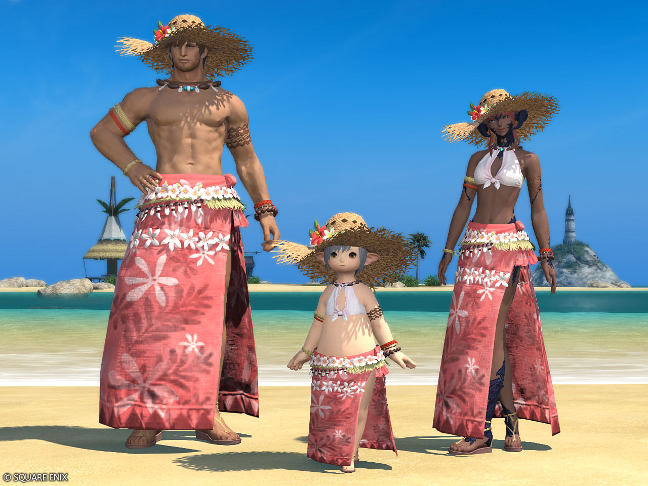 Summer's Flame Attire