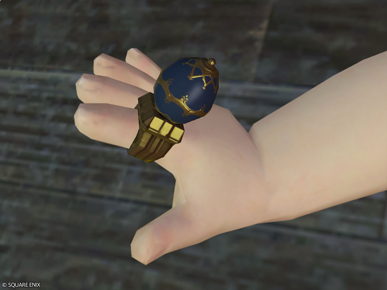 Midnight Egg Ring