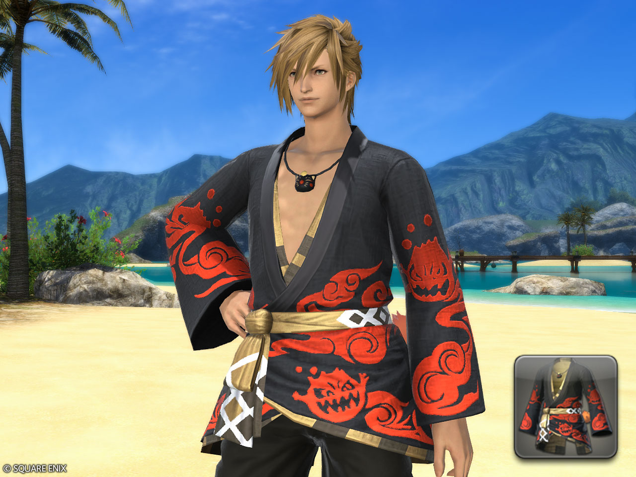 Blackflame Lord's Yukata