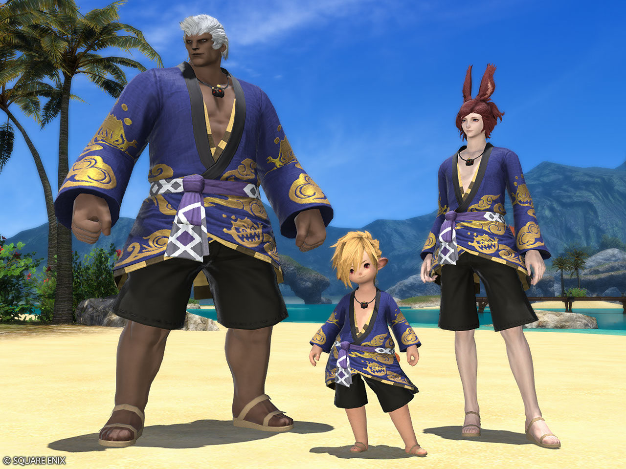 Blueflame Lord's Yukata