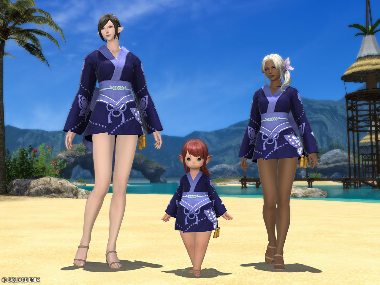 Bluefly Lady's Yukata
