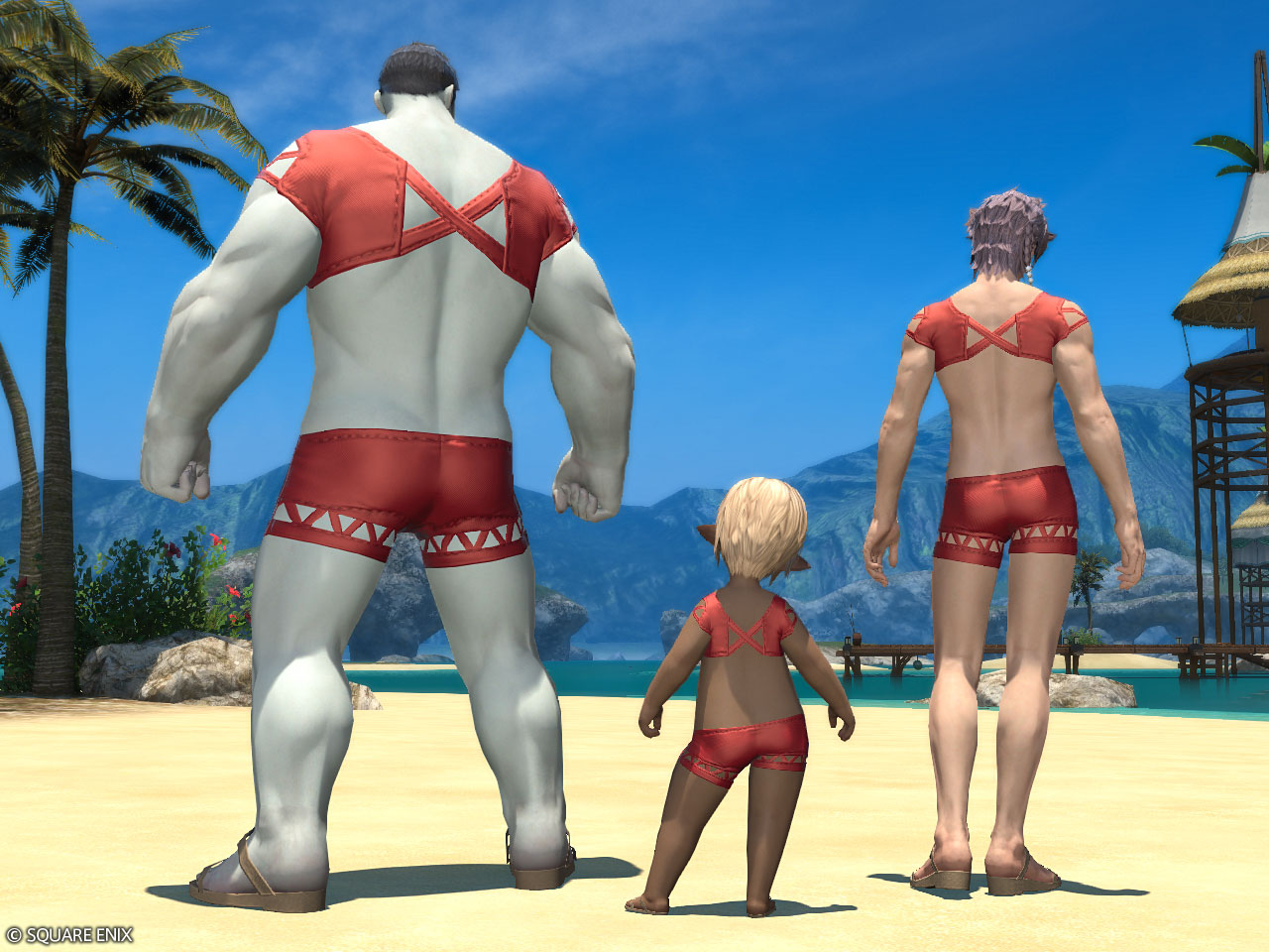 Men's Red Summer Set 3 Men's Red Summer Set