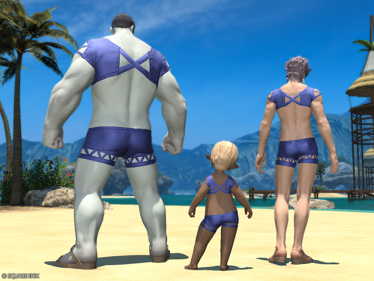 Men's Blue Summer Set 3 Men's Blue Summer Set