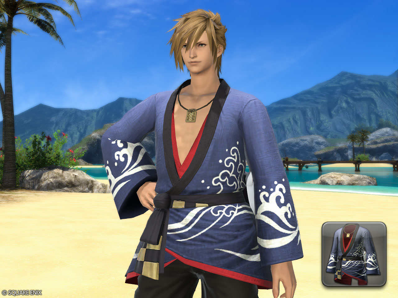 Blue Lord's Yukata